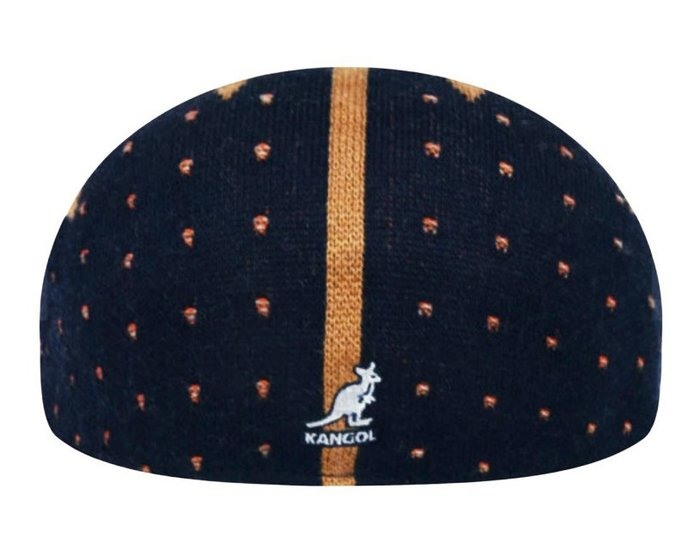 全新正品 KANGOL 507 深藍造型圖騰 鴨舌帽 小偷帽 書報童帽