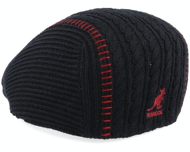 全新專櫃正品 KANGOL 507 黑色造型條紋 鴨舌帽 小偷帽 書報童帽