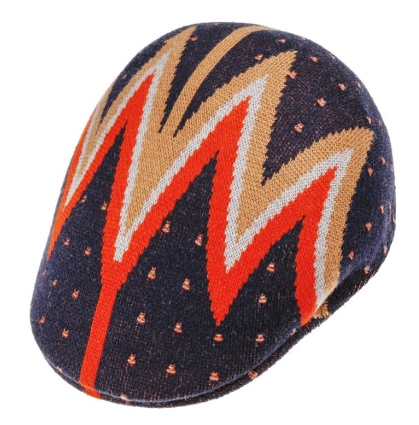 全新正品 KANGOL 507 深藍造型圖騰 鴨舌帽 小偷帽 書報童帽