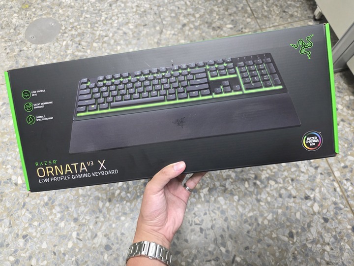 雷蛇Razer Ornata V3 X 靜音薄膜中英文鍵盤 99成新