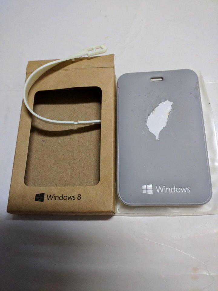 (全新) 微軟 Windows (台灣圖案) 行李吊牌