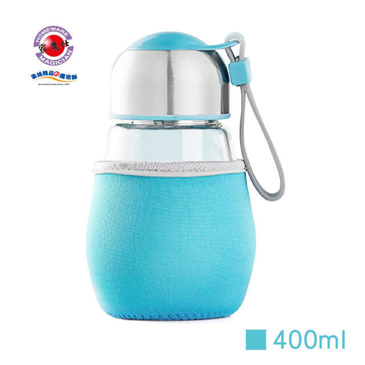 家魔仕 玻璃企鵝瓶400ml HM-3563(藍)