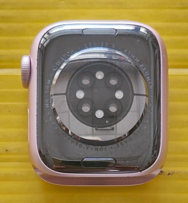 粉紅色~Apple Watch Series 9 GPS 41mm~使用正常~實機照~外觀不錯~無盒裝~