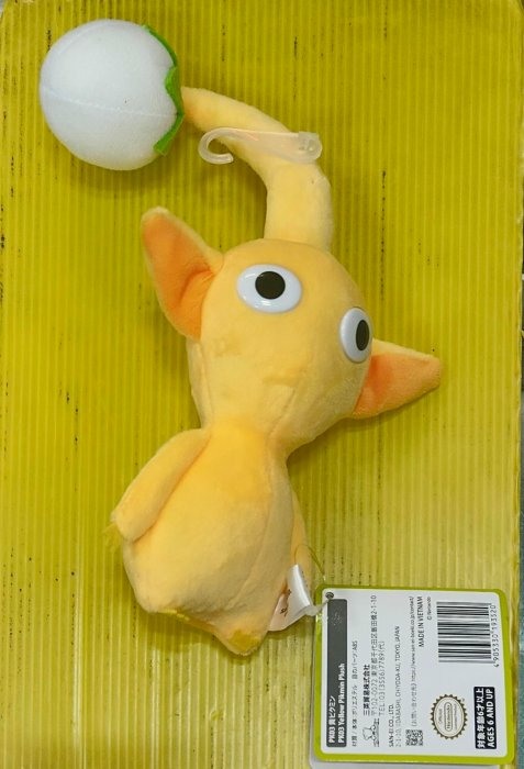 黃皮~PIKMIN~黃色皮克敏~W9×D9×H17cm~日本帶回~任天堂正版商品~