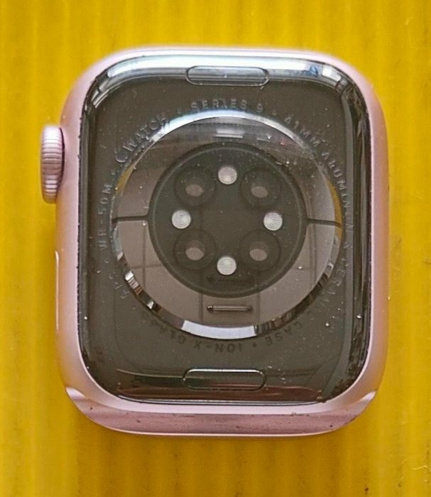 粉紅色~公司貨盒裝完整~ Apple Watch Series 9 GPS 41mm~ 使用正常~實機照~外觀不錯~
