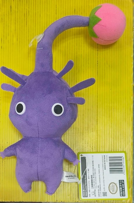 紫皮~ PIKMIN~ 紫色皮克敏~ W10×D12×H21cm~日本帶回~任天堂正版商品~