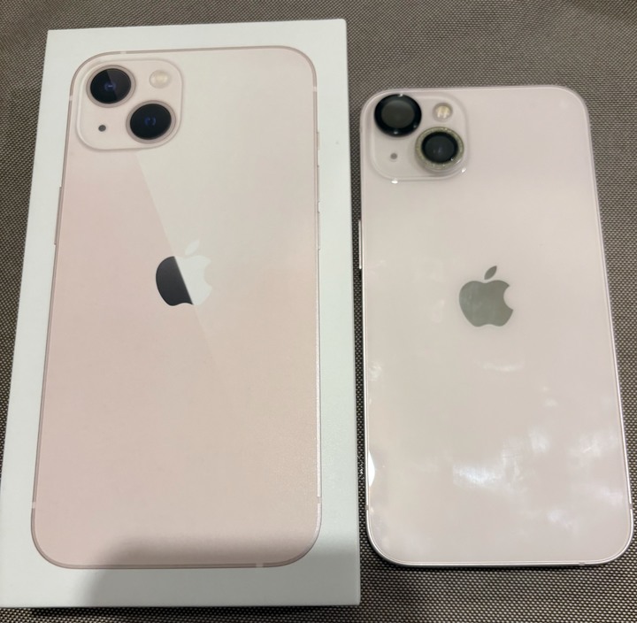 iPhone 13 128g 過保 粉色 