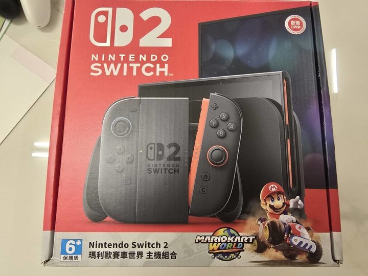 Nintendo 任天堂 Switch 2 瑪利歐賽車世界同捆主機