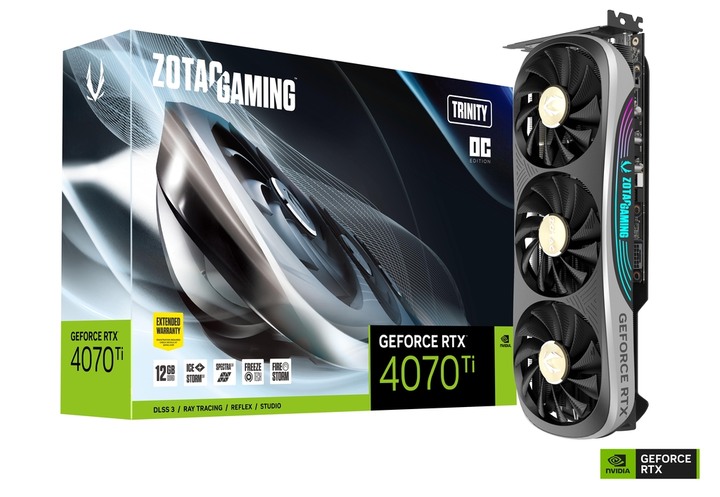 索泰 Zotac RTX 4070ti Trinity OC 12G