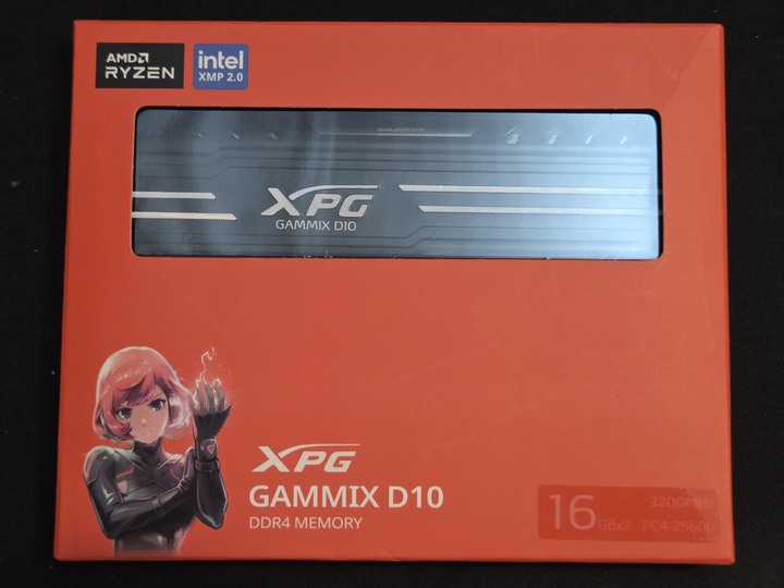 ADATA 威剛 XPG D10 DDR4 3200 32GB(16GB*2) 超頻桌上型記憶體