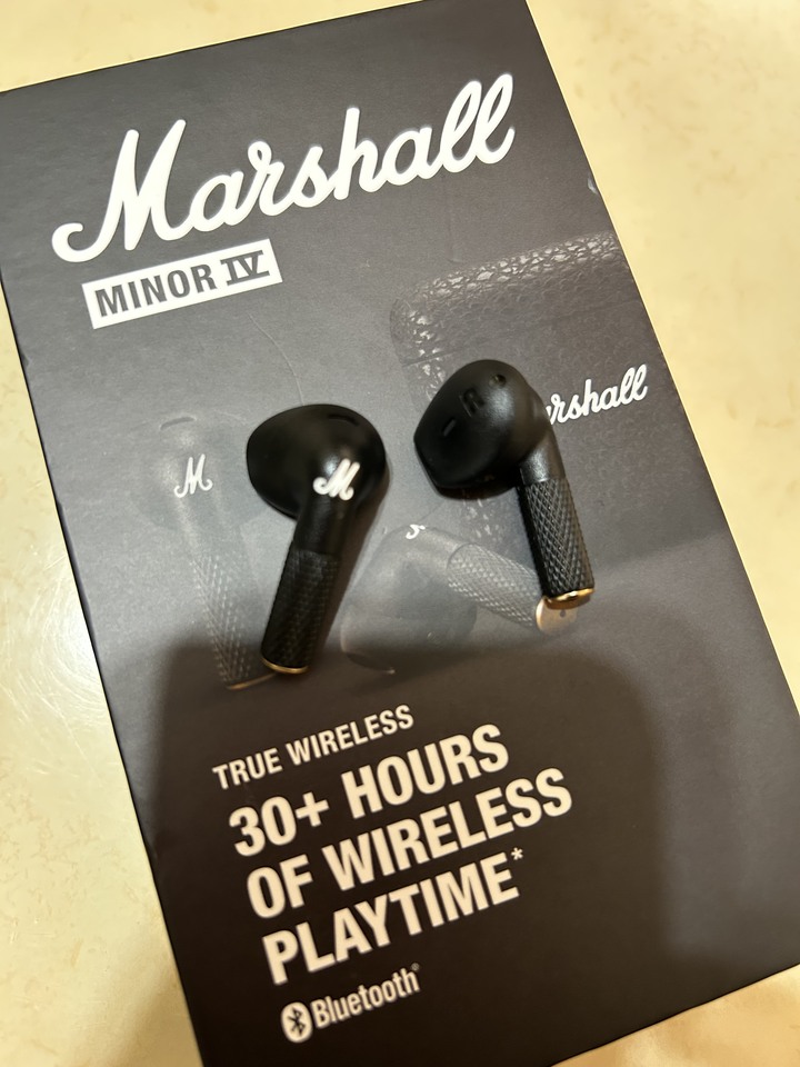 ￼￼Marshall Minor IV 真無線藍芽耳機 第四代