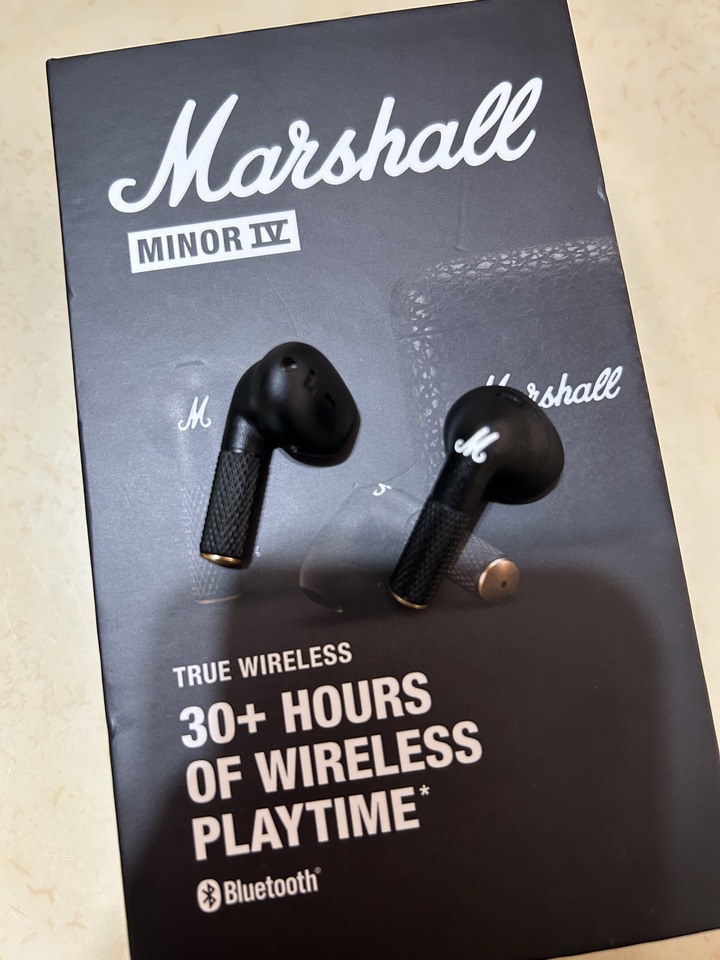 ￼￼Marshall Minor IV 真無線藍芽耳機 第四代