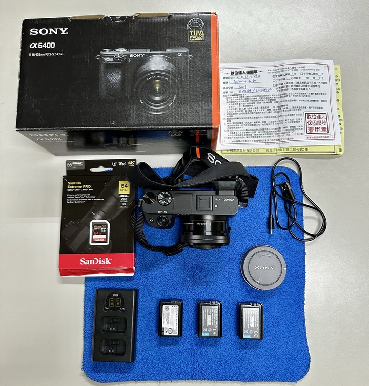 Sony A6400 + 1650mm KIT 黑色 台灣公司貨