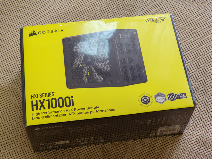 [台北售]CORSAIR 海盜船 HX1000i 全模組化 ATX 3.1 電源供應器 1000W 白金牌
