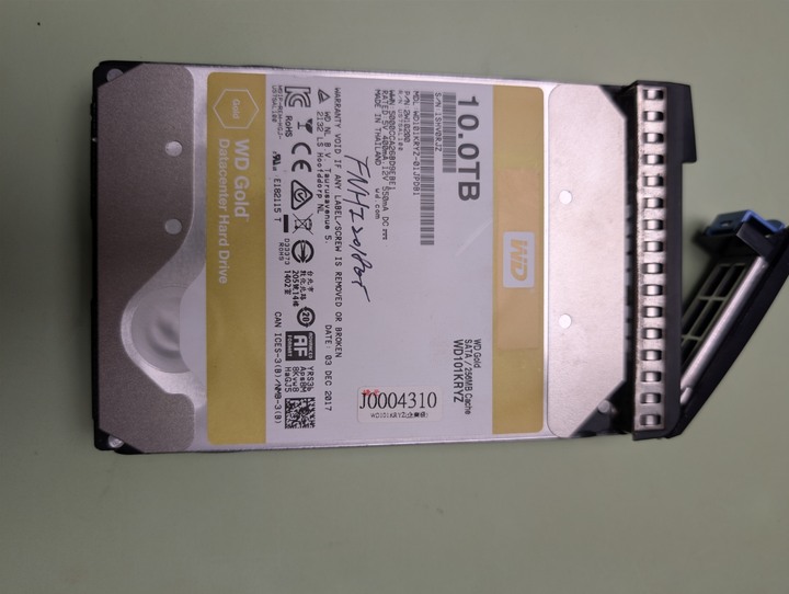 WD企業級硬碟10T (金標 WD101KRYZ)