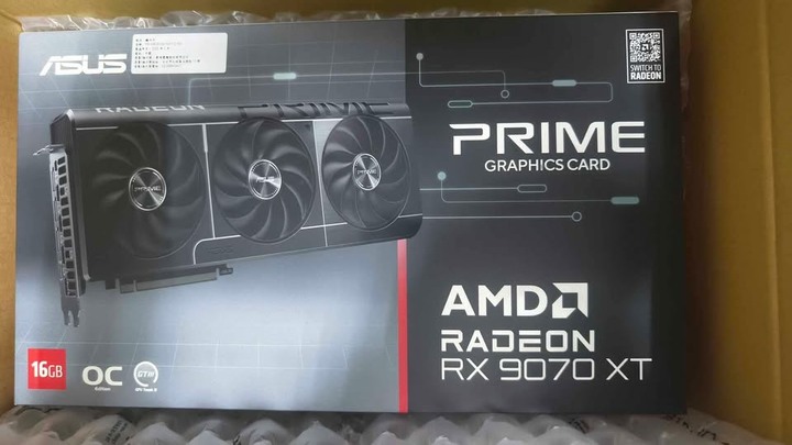 ASUS華碩 PRIME-RX9070XT-O16G 全新未拆 