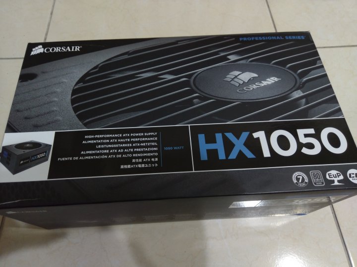 海盜船HX1050 80PLUS銀牌(1050W)
