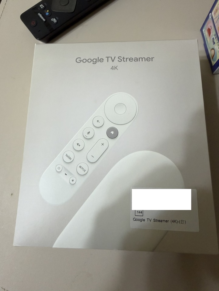 Google tv streamer 4k 電視盒