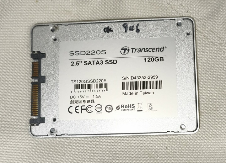 SSD 創見 SSD220S 120G 2.5吋SATA III 固態硬碟