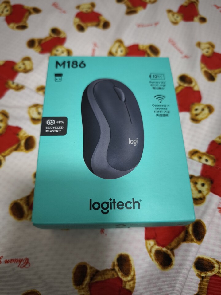 羅技 全新未拆封 無線滑鼠 省電長效型