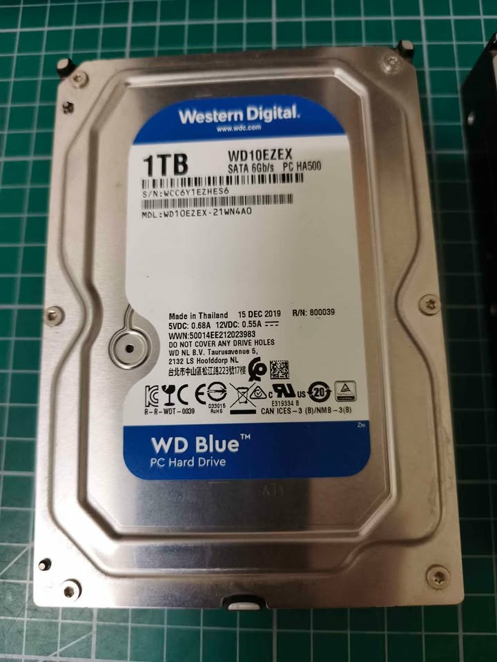 售 WD HDD 1T 單顆售600