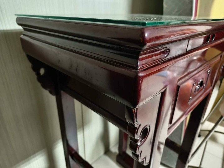 售 超新 小型神明桌 小神桌 明式紅木小佛桌 小公媽桌 佛堂 神明廳佛俱 原木實木 (新竹市 需自取)