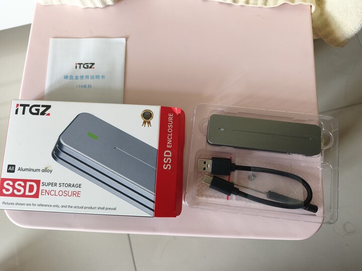 售 USB3.2 TYPE C m2 鋁合金外接盒 + 美光 固態硬碟 ssd 512g