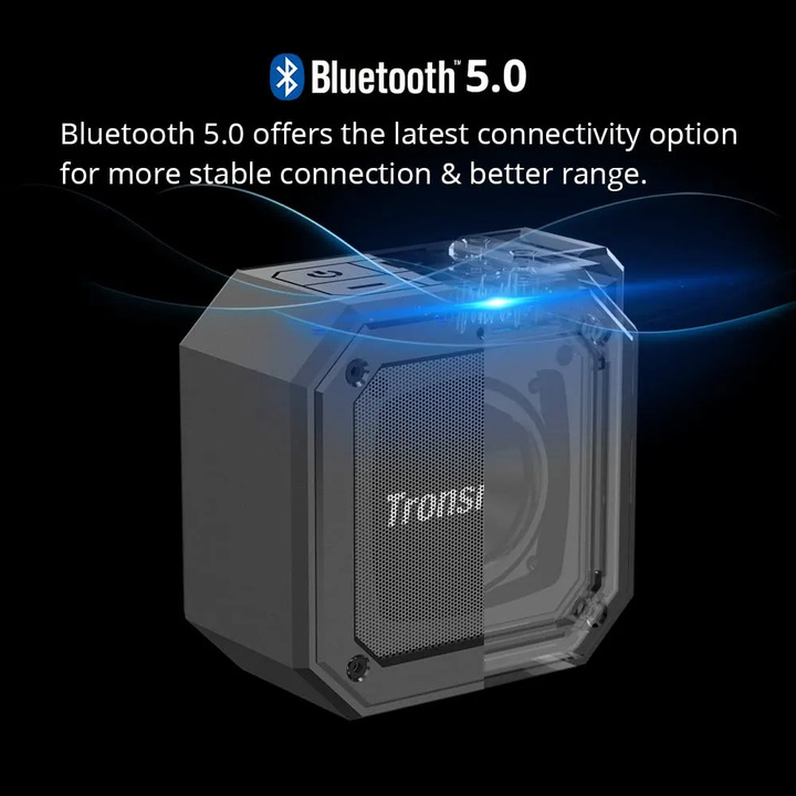 售 知名品牌 Tronsmart Element Groove 藍牙5.0 藍牙音箱 軍規等級 IPX7 防水 迷你外觀 大瓦數 10W 中秋烤肉聽音樂