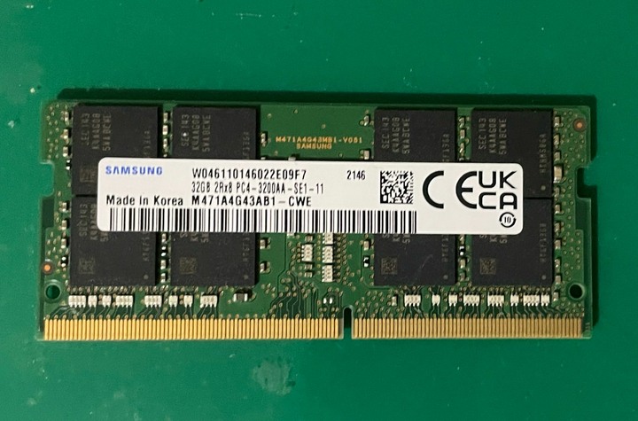 三星 Samsung DDR4 2666 32g 筆電款 二手