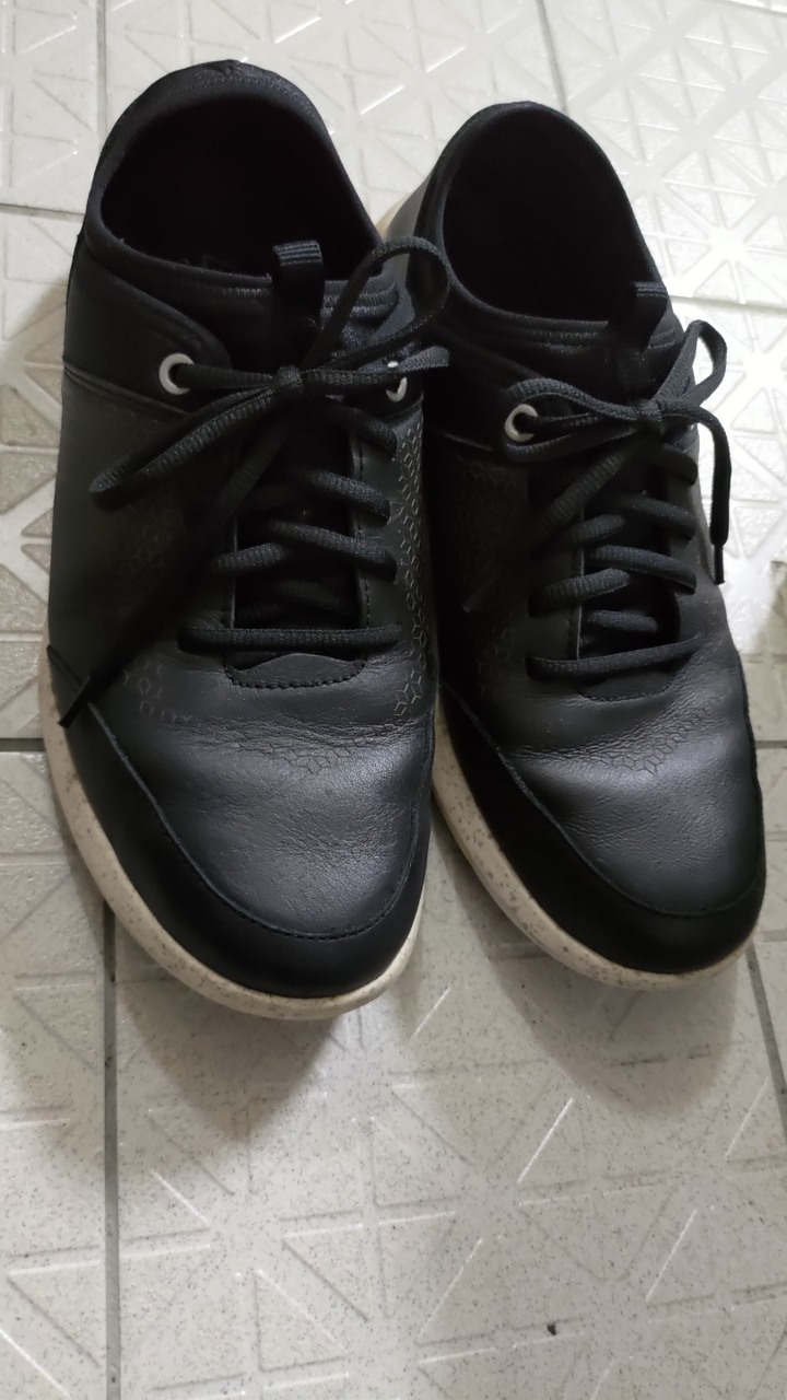 La new軟Q真皮休閒鞋