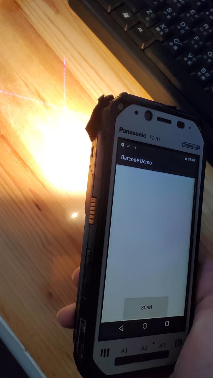 Panasonic FZ-N1 PDA barcode scanner 企業及物流管理